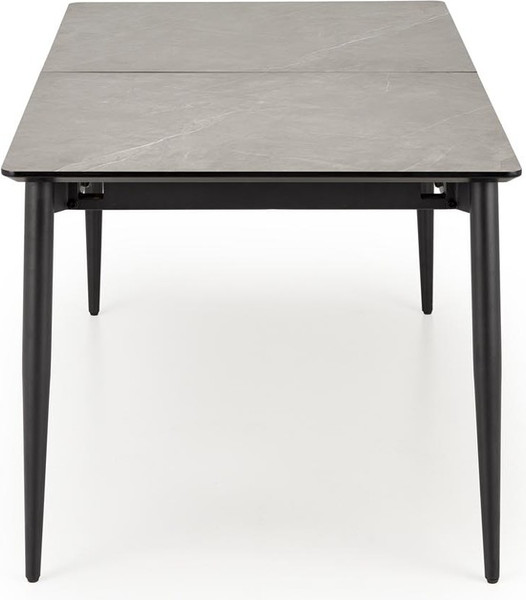 Изображение товара Обеденный стол Halmar Charles (серый мрамор/черный)