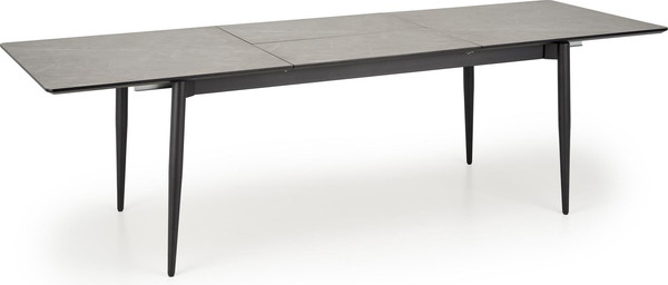 Изображение товара Обеденный стол Halmar Charles (серый мрамор/черный)