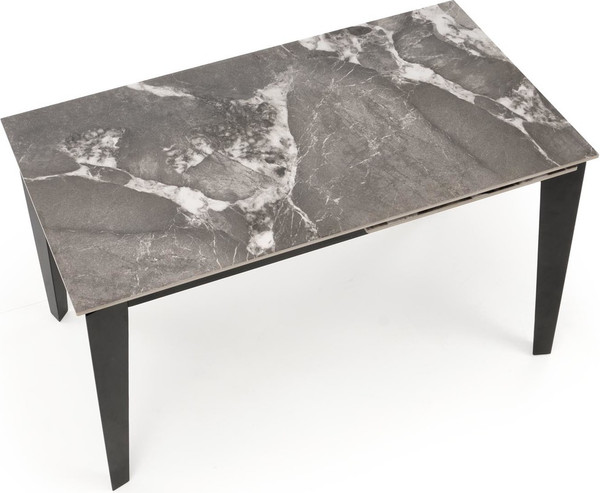 Изображение товара Обеденный стол Halmar Felix (серый мрамор/черный)