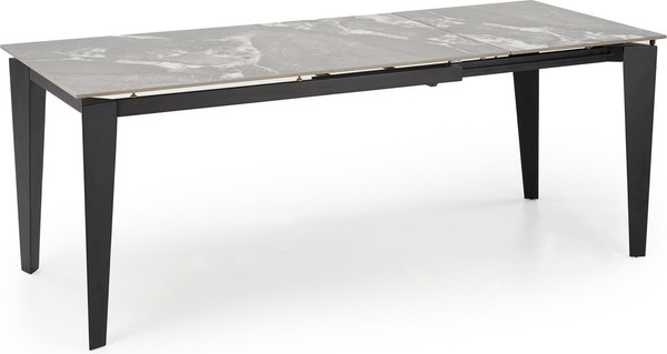 Изображение товара Обеденный стол Halmar Felix (серый мрамор/черный)