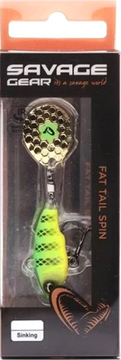Изображение товара Тейл-спиннер Savage Gear Fat Tail Spin Sinking Firetiger 77078