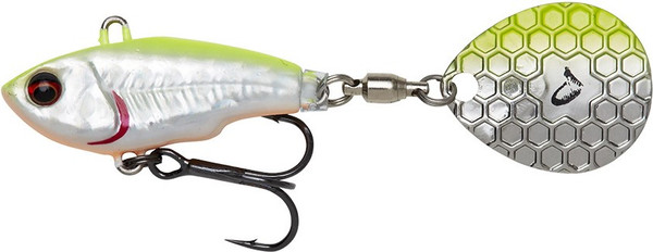 Изображение товара Тейл-спиннер Savage Gear Fat Tail Spin Sinking Lemon Back Flash 77049