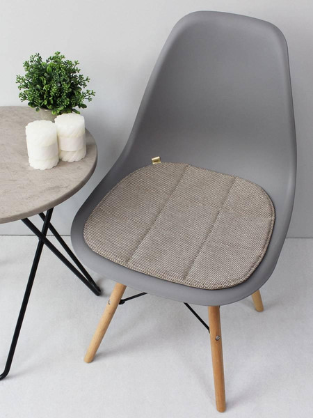 Изображение товара Комплект подушек на стул MATEX Elegant / 64-701 (4шт, светло-бежевый)