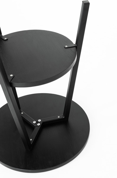 Изображение товара Журнальный столик Stal-Massiv CFT-42 (дуб черный/черный)