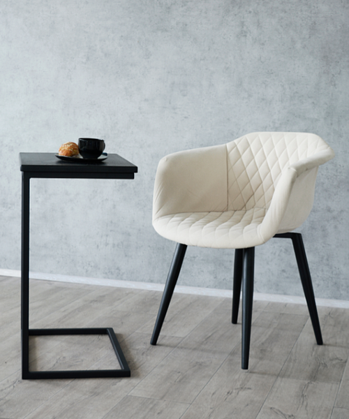 Изображение товара Приставной столик Stal-Massiv Hawk (дуб черный/черный)