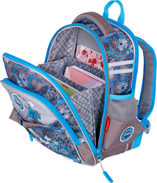 Изображение товара Школьный рюкзак Across ACS5-3 (серый/голубой)