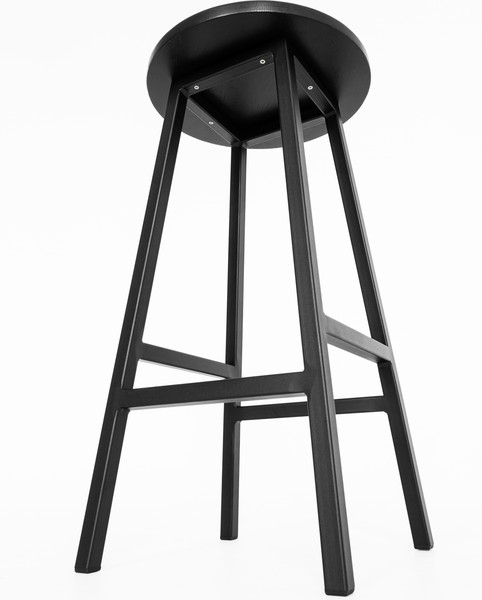 Изображение товара Табурет барный Stal-Massiv SMH-76 (дуб черный/черный)