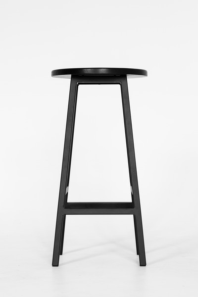 Изображение товара Табурет барный Stal-Massiv SMH-76 (дуб черный/черный)