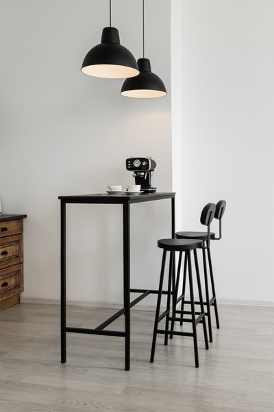 Изображение товара Стул барный Stal-Massiv SMH-S65 со спинкой (дуб черный/черный)