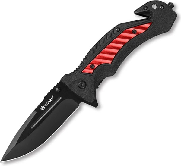 Изображение товара Нож туристический GANZO G628-RD (черный/красный)