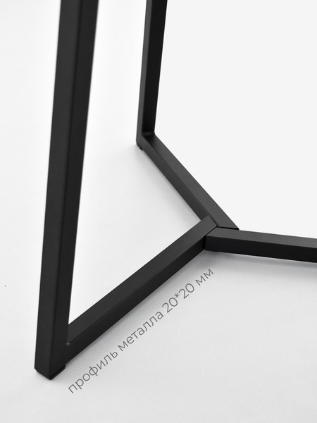 Изображение товара Журнальный столик Stal-Massiv SMT-54 (дуб серый/черный)