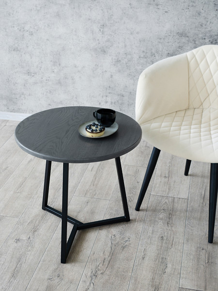 Изображение товара Журнальный столик Stal-Massiv SMT-54 (дуб серый/черный)