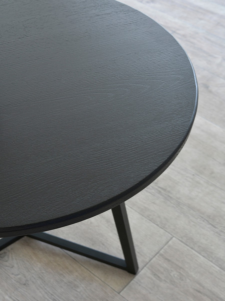 Изображение товара Журнальный столик Stal-Massiv SMT-54 (дуб черный/черный)