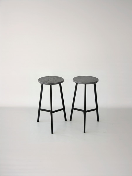 Изображение товара Стул барный Stal-Massiv TRH-63 (дуб серый/черный)