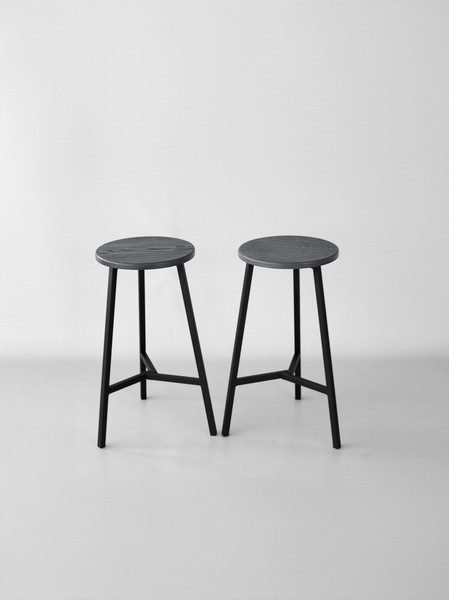 Изображение товара Стул барный Stal-Massiv TRH-63 (дуб серый/черный)