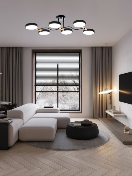 Изображение товара Потолочный светильник Aitin-Pro X9816/6 (черный)