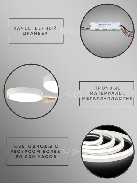 Изображение товара Люстра Aitin-Pro X9870/6 (белый)