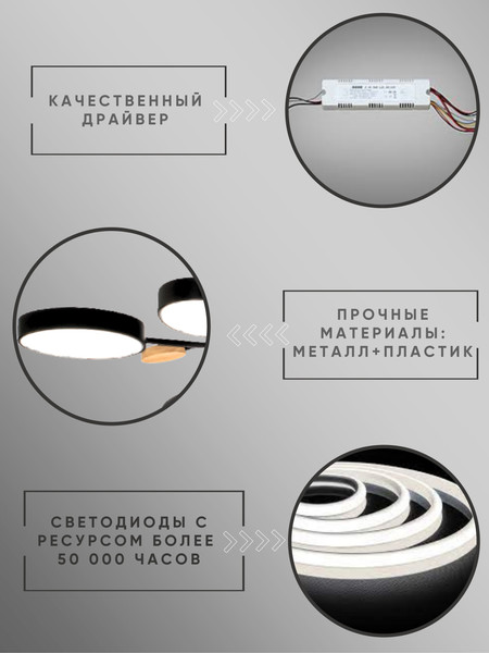 Изображение товара Люстра Aitin-Pro X9870/6 (черный)