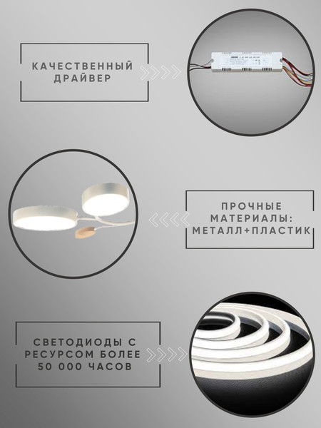 Изображение товара Люстра Aitin-Pro X9894/4 (белый)