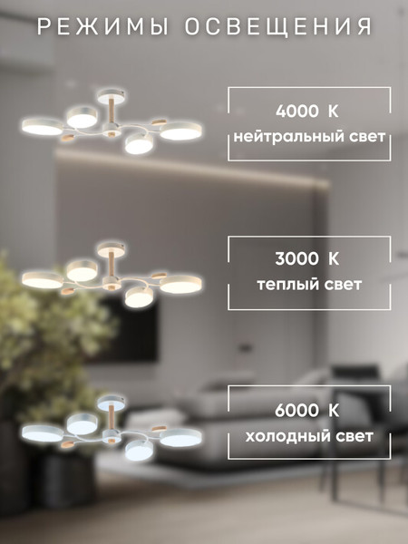 Изображение товара Люстра Aitin-Pro X9894/4 (белый)