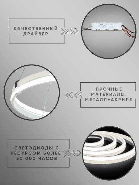 Изображение товара Потолочный светильник Aitin-Pro D18114/2 (белый/хром)