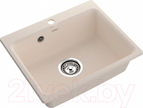 Изображение товара Мойка кухонная GranFest Smart 520 (белый)