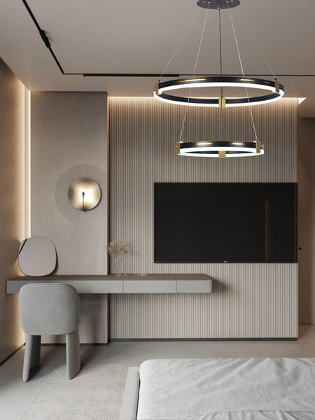 Изображение товара Потолочный светильник Aitin-Pro D6043/2 (черный/золото)