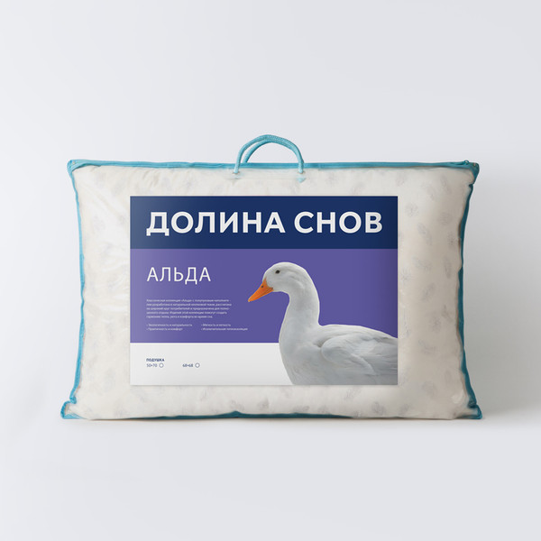 Изображение товара Подушка для сна ECOTEX Альда 50x70 / ПАД57