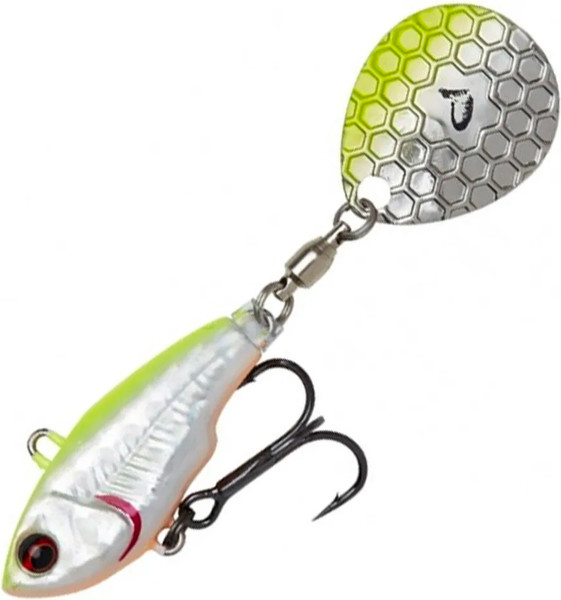 Изображение товара Тейл-спиннер Savage Gear Fat Tail Spin Sinking Lemon Back Flash 77059