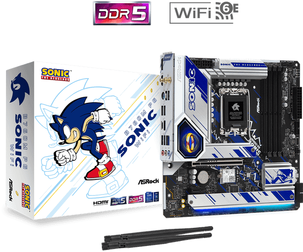 Изображение товара Материнская плата AsRock B760M PG Sonic WiFi