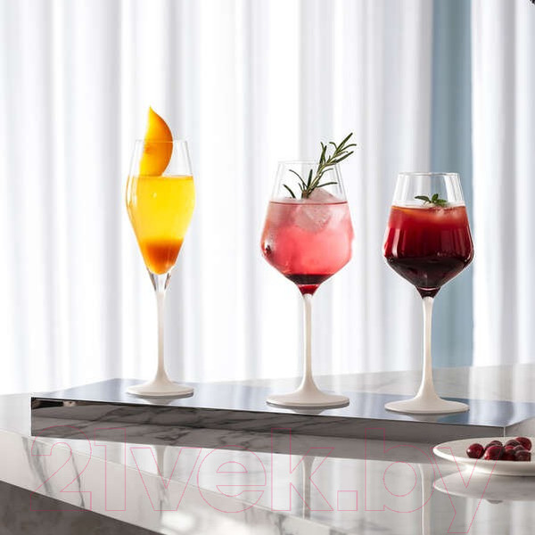 Изображение товара Набор бокалов Villeroy & Boch Manufacture Rock Blanc / 11-3799-8131 (4шт)