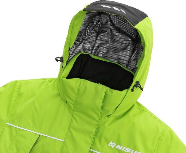 Изображение товара Костюм для охоты и рыбалки Nisus Зимний Mira 5/5 К Шелтер до -40С / T-M-L-48-170-L (L, лайм/черный)