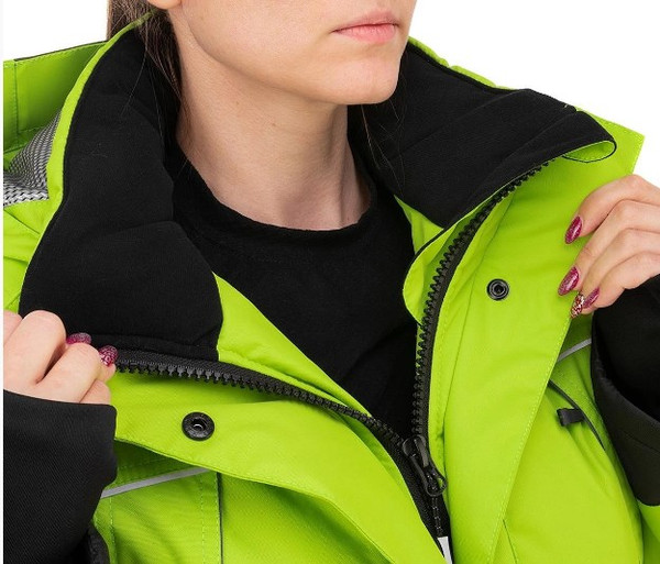 Изображение товара Костюм для охоты и рыбалки Nisus Зимний Mira 5/5 К Шелтер до -40С / T-M-L-48-170-L (L, лайм/черный)