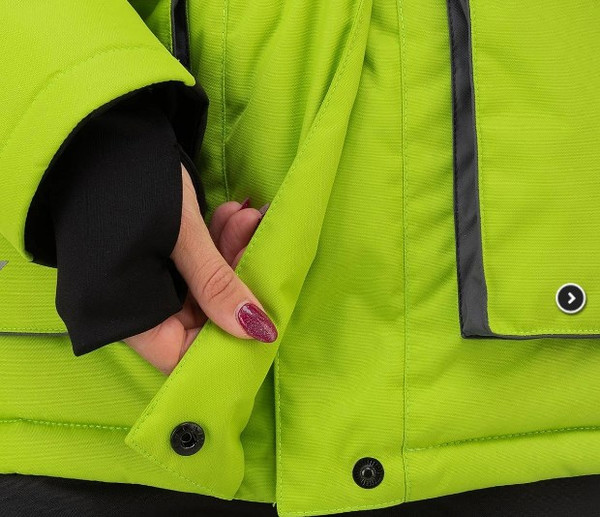 Изображение товара Костюм для охоты и рыбалки Nisus Зимний Mira 5/5 К Шелтер до -40С / T-M-M-46-170-L (M, лайм/черный)