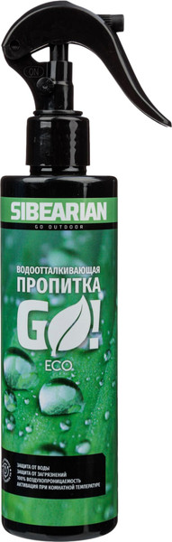 Изображение товара Водоотталкивающая пропитка Sibearian Go! Eco 1117-SBR (250мл)