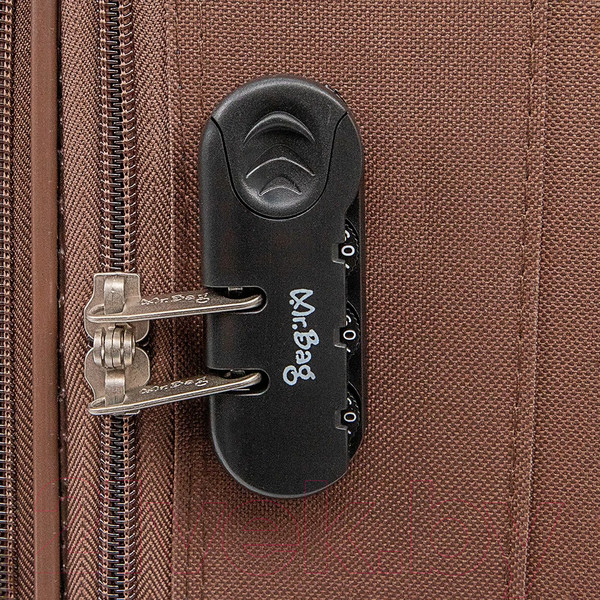 Изображение товара Чемодан на колесах Mr.Bag 338-13350/4-20BRW (коричневый)
