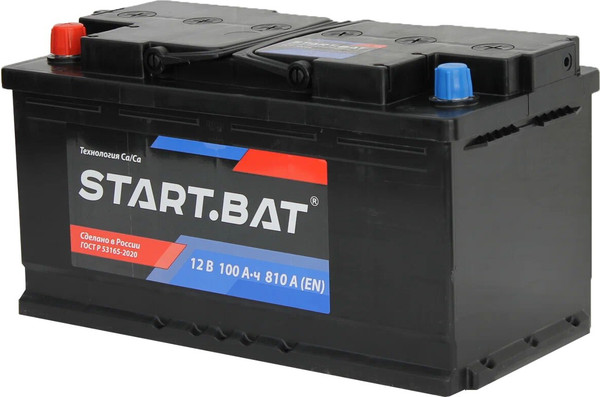 Изображение товара Автомобильный аккумулятор СтартБат 6СТ-100 VL рус прямая L (100 А/ч)