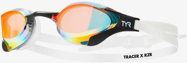 Изображение товара Очки для плавания TYR Tracer-X RZR Racing Mirrored / LGTRXRZM 641 (красный/белый)