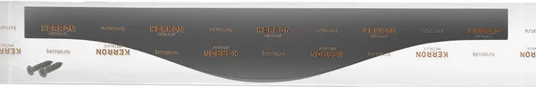 Изображение товара Ручка для мебели Kerron RT-002-300 BL (матовый черный)