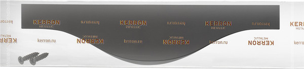 Изображение товара Ручка для мебели Kerron RT-002-200 BL (матовый черный)