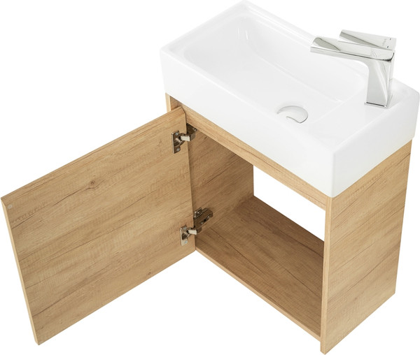 Изображение товара Тумба с умывальником BelBagno Kraft MINI-500/260-1A-SO-RNN-L + 7045-KL