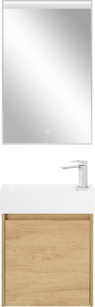 Изображение товара Тумба с умывальником BelBagno Kraft MINI-500/260-1A-SO-RNN-L + 7045-KL