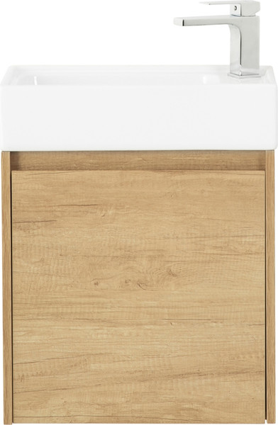 Изображение товара Тумба с умывальником BelBagno Kraft MINI-500/260-1A-SO-RNN-L + 7045-KL