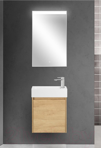 Изображение товара Тумба с умывальником BelBagno Kraft MINI-500/260-1A-SO-RNN-R + 7045-KL
