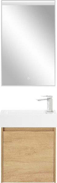 Изображение товара Тумба с умывальником BelBagno Kraft MINI-500/260-1A-SO-RNN-R + 7045-KL