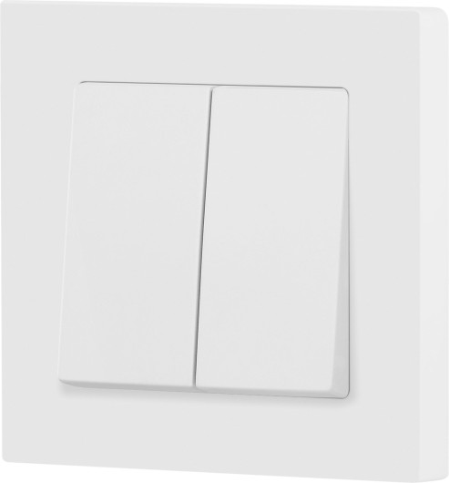 Изображение товара Выключатель INTRO Accent 6-107-01 / Б0063554 (белый)