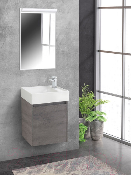 Изображение товара Тумба с умывальником BelBagno Kraft MINI-500/260-1A-SO-CG-L + 7045-KL