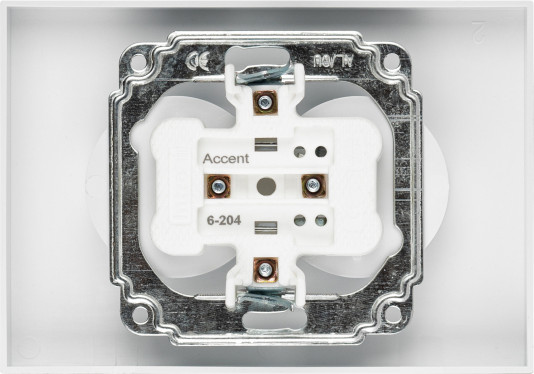 Изображение товара Розетка INTRO Accent 6-204-01 / Б0063447 (белый)