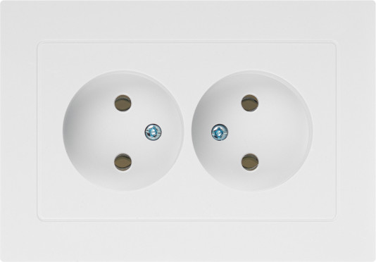 Изображение товара Розетка INTRO Accent 6-204-01 / Б0063447 (белый)