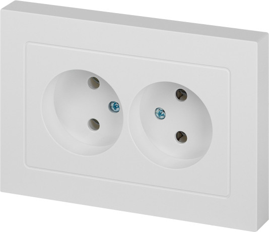 Изображение товара Розетка INTRO Accent 6-204-01 / Б0063447 (белый)